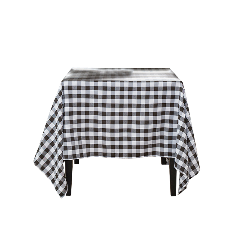 70x70 ''피크닉 파티 사각형 격자 무늬 짠 식탁보